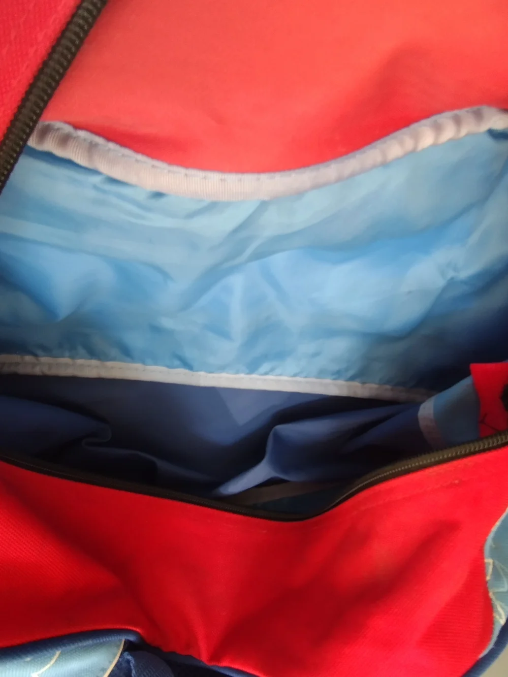 Kids Blue Star Sports Carrier Bag with Red Strap